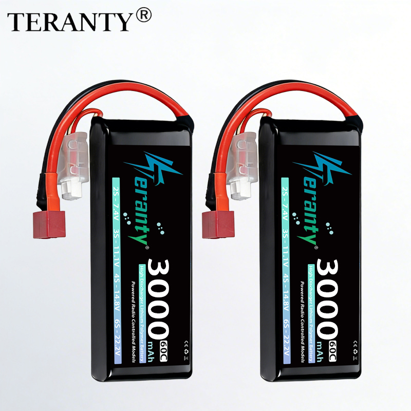 Fpv Drone Esc - TERANTY 2S 3000mAh Bateria Lipo 7.4V