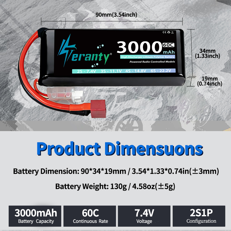 TERANTY 2S 3000mAh Bateria Lip – Fpv Drone Esc recenzja i cena