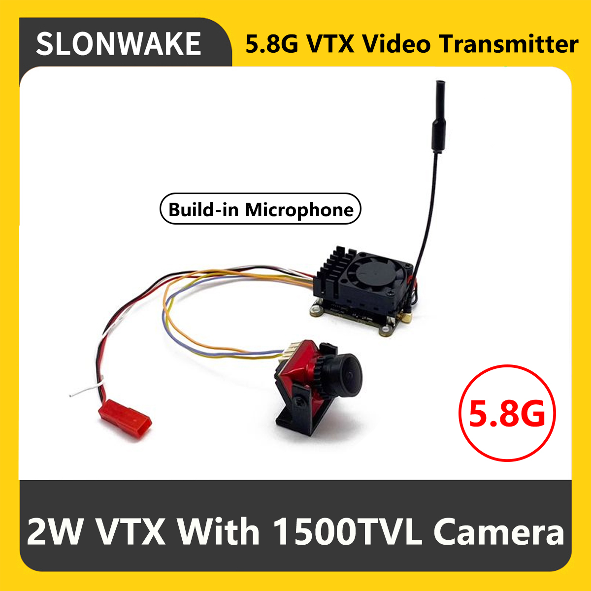 SLONWAKE 5.8G 2000mW Nadajnik  – Fpv Drone Transmitter recenzja i cena